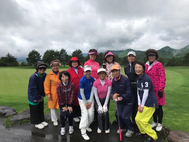 ボナリ高原CCで久しぶりのきらめき会。台風も吹き飛ばして開催しました。